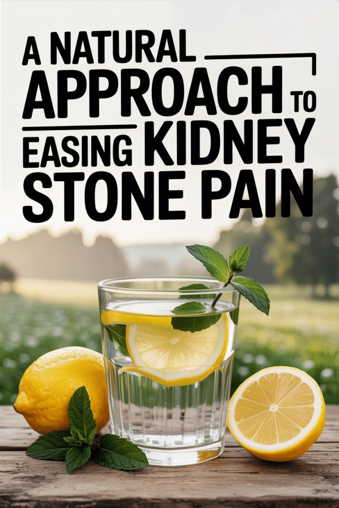 A Natural Approach to Easing Kidney Stone Pain A Natural Approach to Easing Kidney Stone Pain