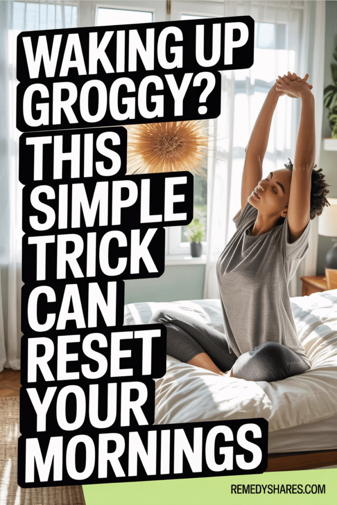 Waking Up Groggy? This Simple Trick Can Reset Your Mornings