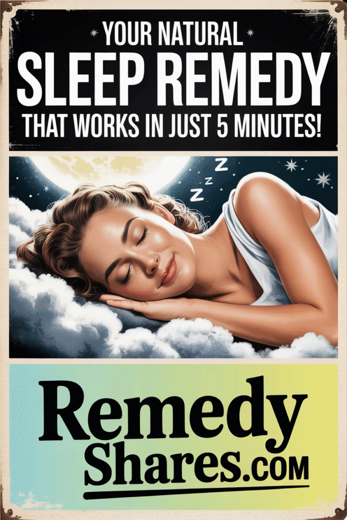 Your Natural Sleep Remedy That Works in Just 5 Minutes! Your Natural Sleep Remedy That Works in Just 5 Minutes!