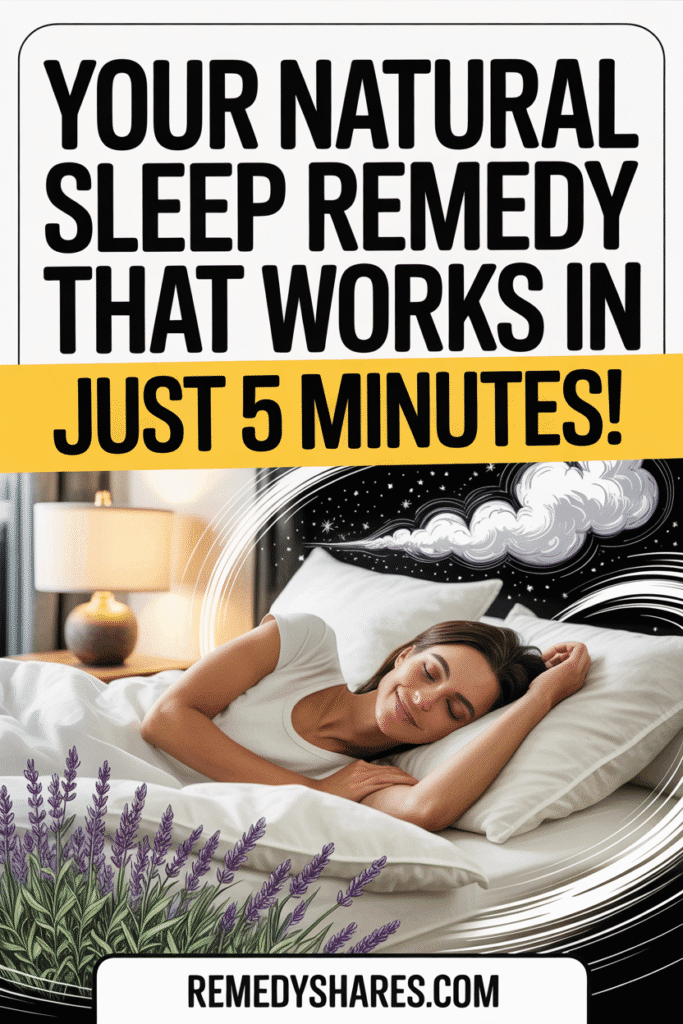Your Natural Sleep Remedy That Works in Just 5 Minutes! Your Natural Sleep Remedy That Works in Just 5 Minutes!