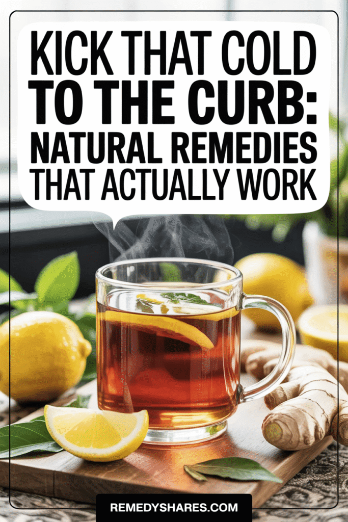 Kick That Cold to the Curb: Natural Remedies That Actually Work Kick That Cold to the Curb: Natural Remedies That Actually Work