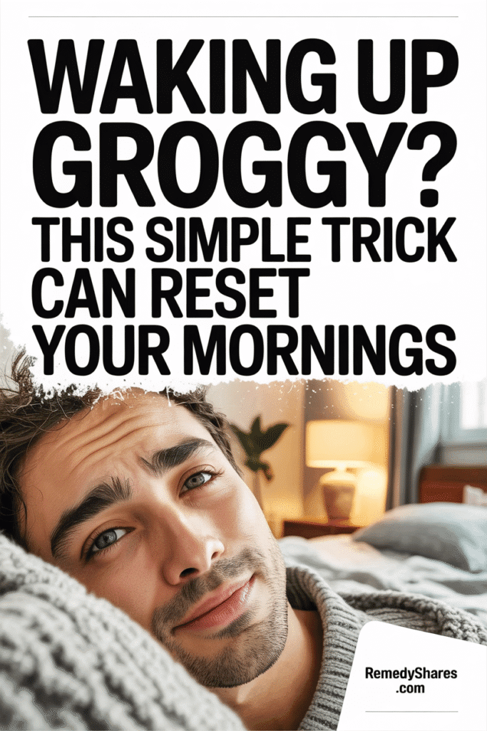 Waking Up Groggy? This Simple Trick Can Reset Your Mornings