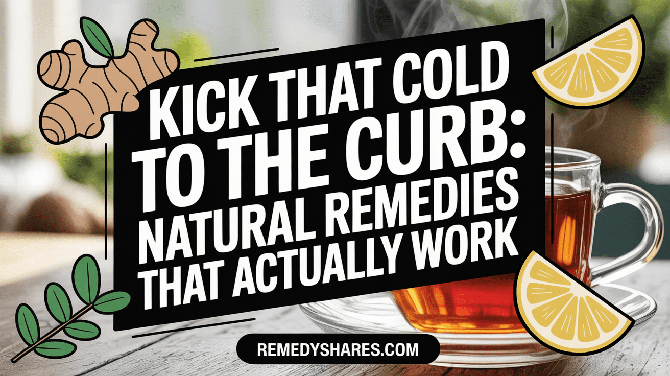 RemedyShares|Kick That Cold to the Curb: Natural Remedies That Actually Work
