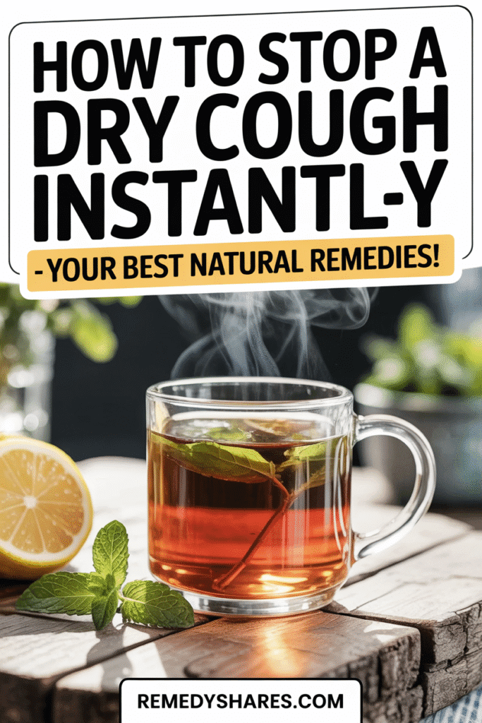 How to Stop a Dry Cough Instantly – Your Best Natural Remedies!