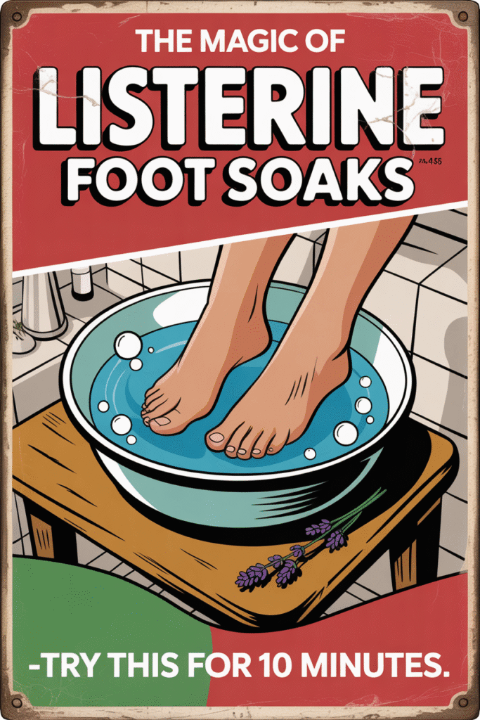 The Magic of Listerine Foot Soaks -Try This for 10 Minutes. The Magic of Listerine Foot Soaks -Try This for 10 Minutes.