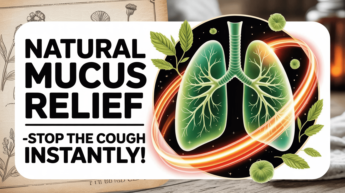 Natural Mucus Relief – Stop the Cough Instantly!