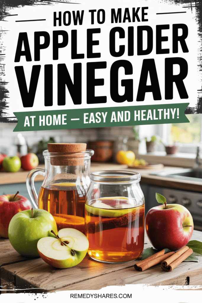 How to Make Apple Cider Vinegar at Home – Easy and Healthy!