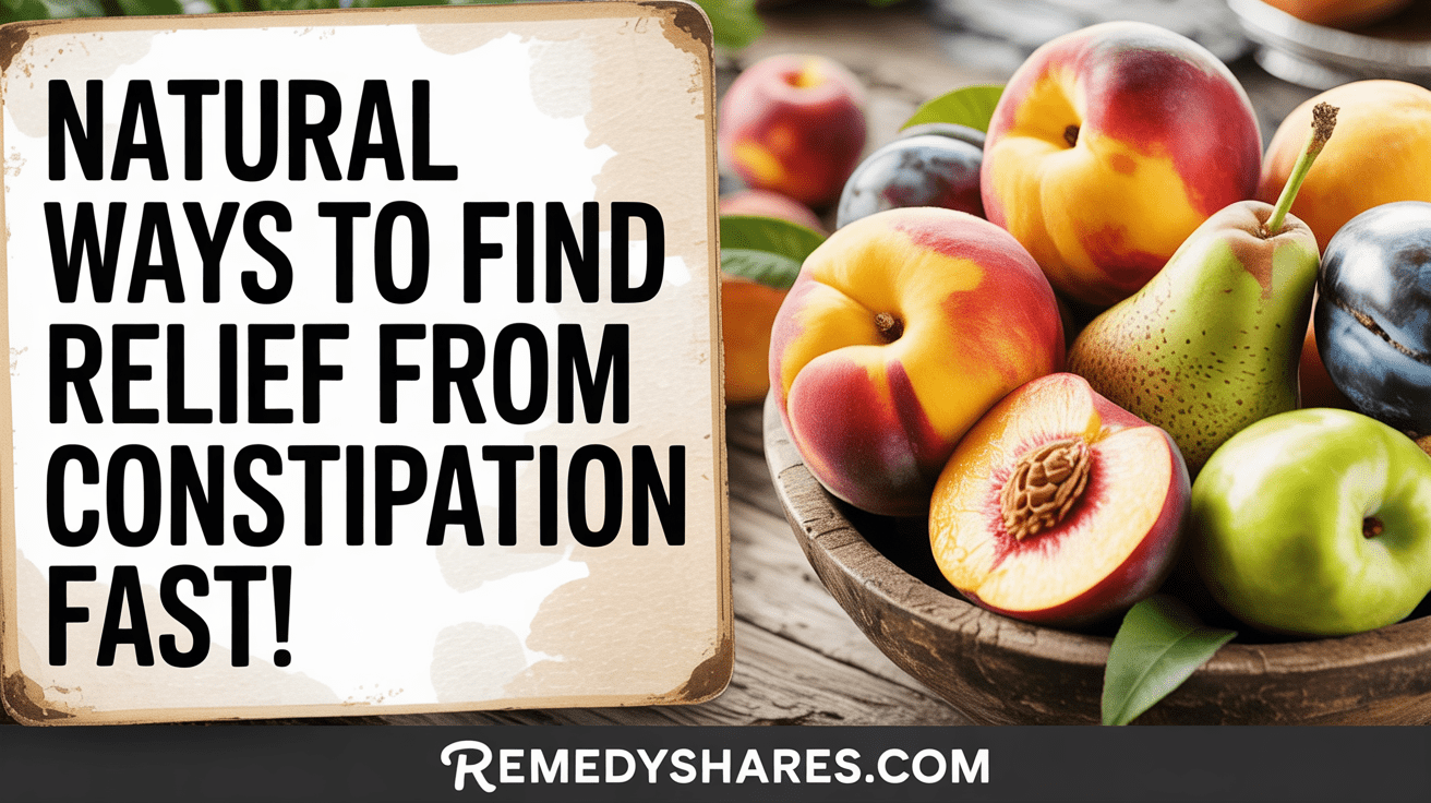 RemedyShares|Natural Ways to Find Relief From Constipation Fast!