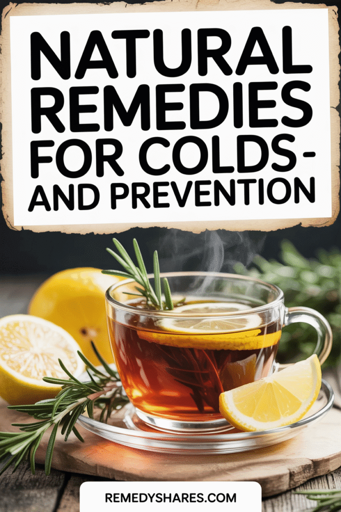 Natural Remedies for Colds and Prevention Natural Remedies for Colds and Prevention