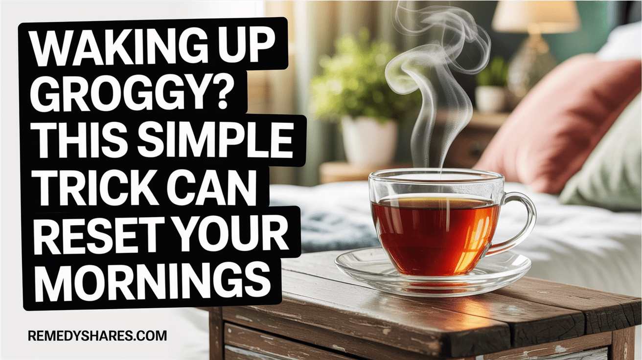 RemedyShares|Waking Up Groggy? This Simple Trick Can Reset Your Mornings