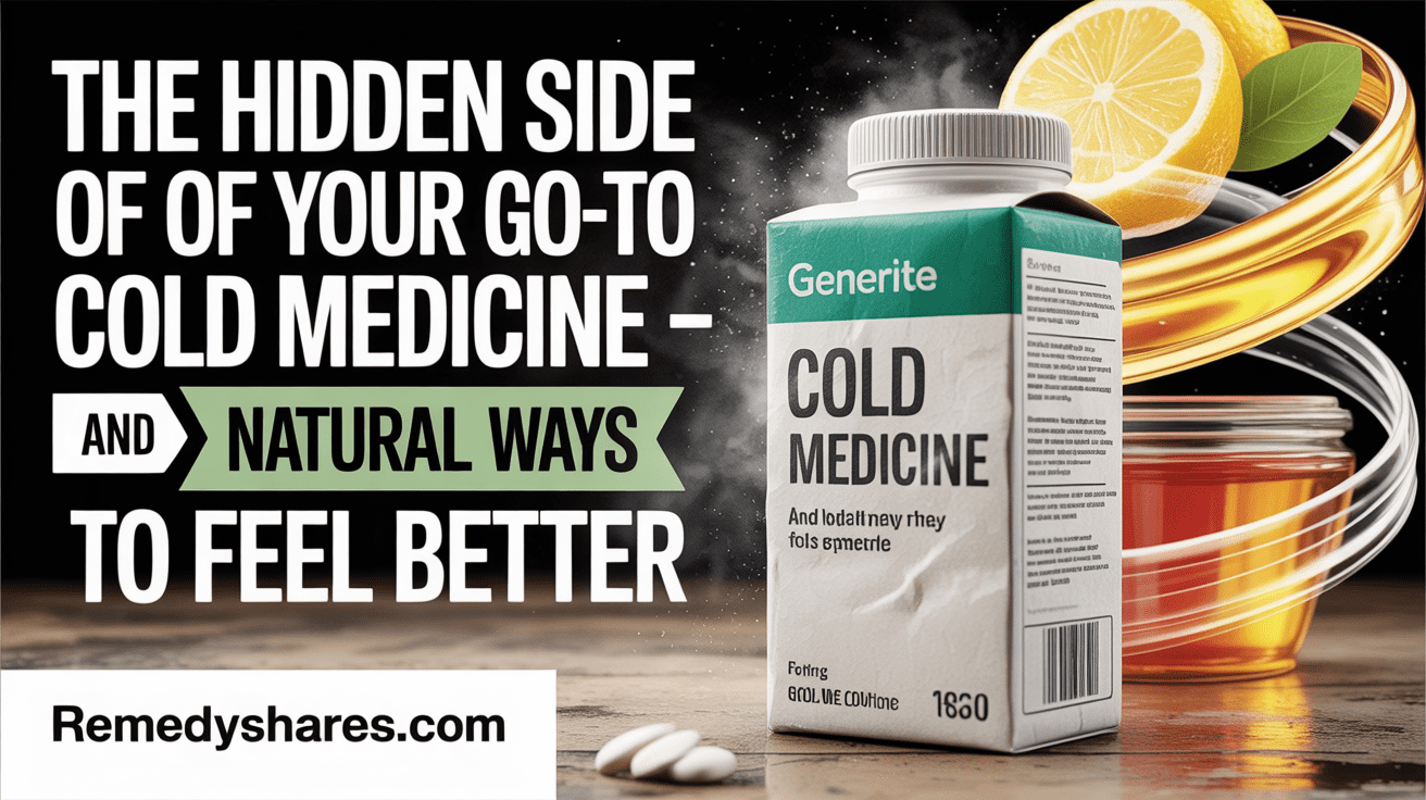 RemedyShares|The Hidden Side of Your Go-To Cold Medicine – And Natural Ways to Feel Better